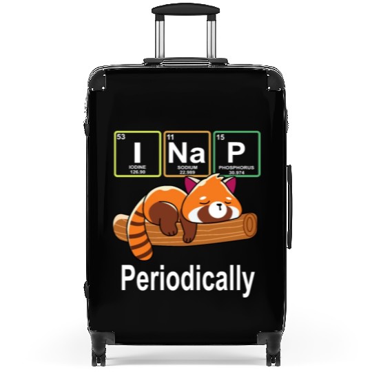 I Nap Red Panda Suitcases