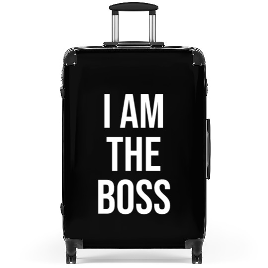 I Am The Boss Suitcases