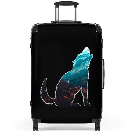 The Wilderness calls Wolf Mountains Forest Nature Suitcases
