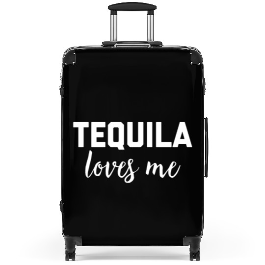 Tequila Loves Me Suitcases