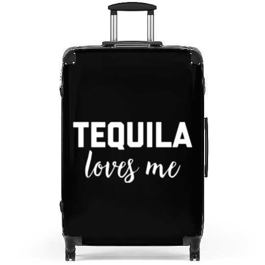 Tequila Loves Me Suitcases