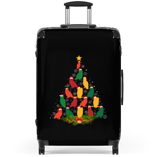Family Matching Christmas Pajama Owl Xmas Tree Suitcases