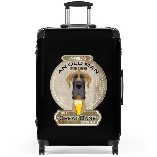 Great Dane Dad Beer Lover Suitcases