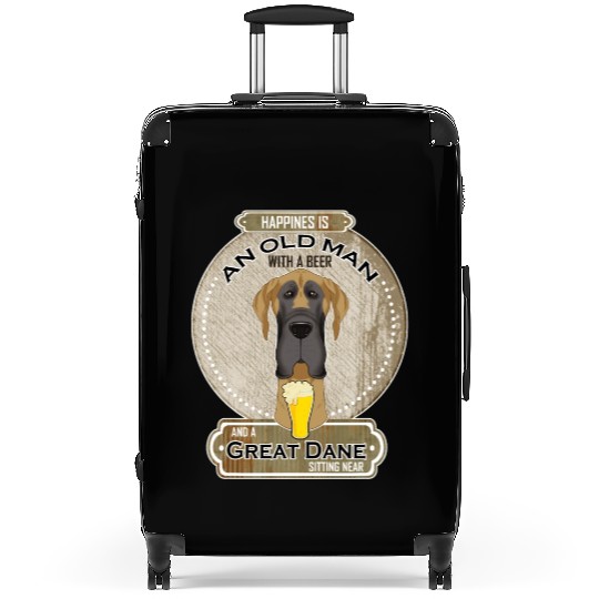Great Dane Dad Beer Lover Suitcases