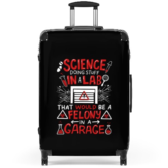 Science Stuff In A Laboratory Chemical Experiment Suitcases