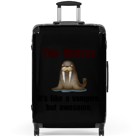 Walrus Vampire Funny Suitcases