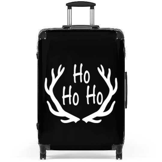 Funny Ho Ho Ho Christmas Santa Deer Snowman Gift Suitcases