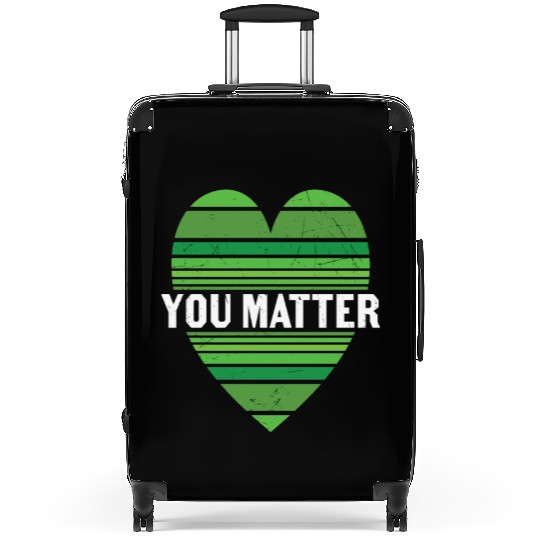 You Matter Motivational Sayings Design Suitcases