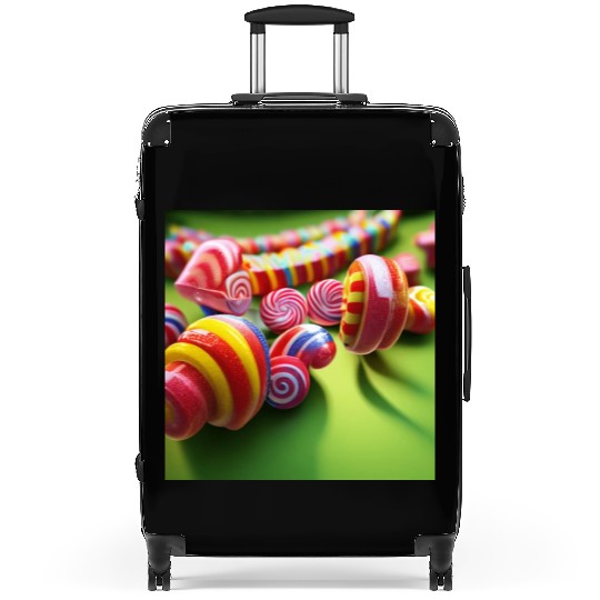 A glimpse into candy land version 1 Suitcases