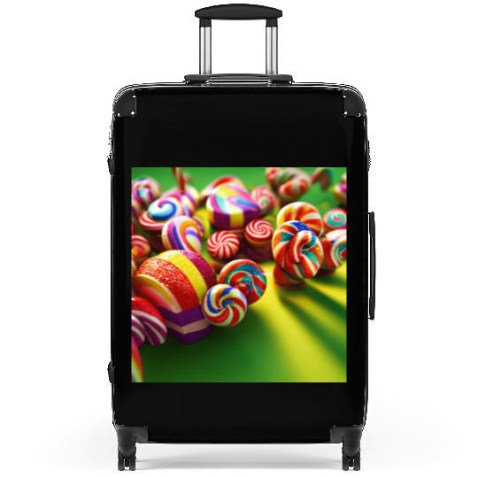 A glimpse into candy land version 2 Suitcases