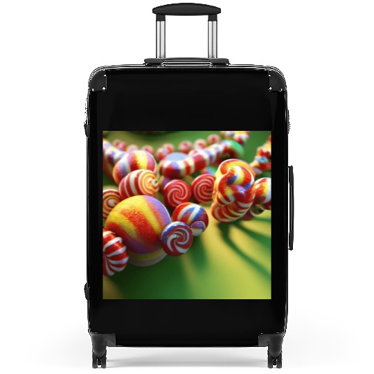 A glimpse into candy land version 3 Suitcases
