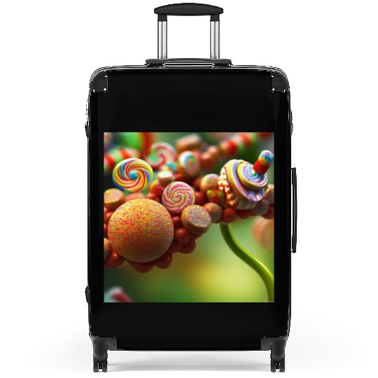 A glimpse into candy land version 4 Suitcases
