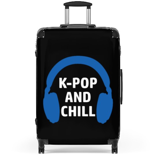 K-pop and Chill Saranghae Korean pop music Suitcases