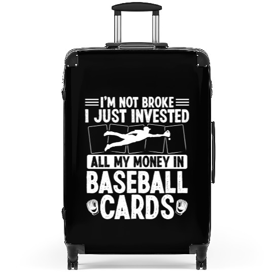 Baseball Card Collector Baseball Fan Lover Player Suitcases