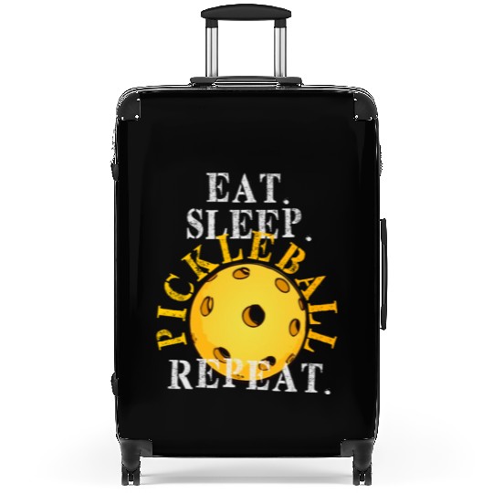 EAT SLEEP PICKLEBALL REPEAT LOVER FUNNY Suitcases