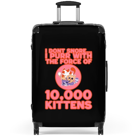 I Purr With The Force Of 10,000 Kittens 3 Suitcases