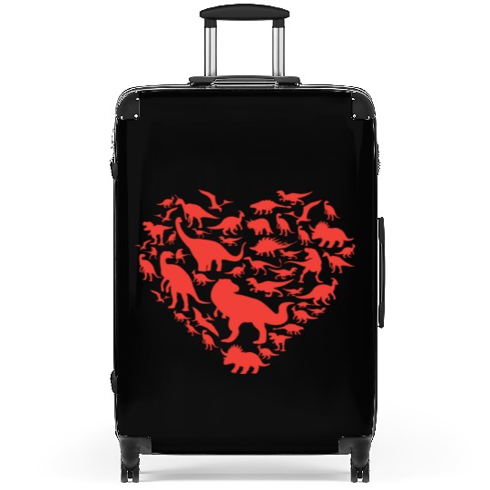 Valentine Dino Lover Clothes Gift for Him Suitcases