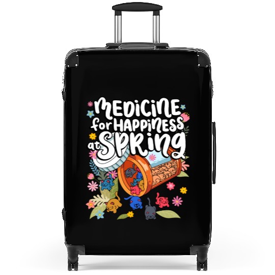 Medicine For Happiness At Spring Cat Gummies Suitcases