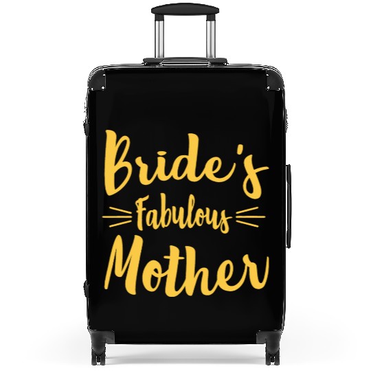 Bride's Fabulous Mother Wedding Bridal Shower Suitcases
