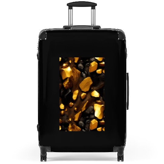 Gold nuggets Suitcases