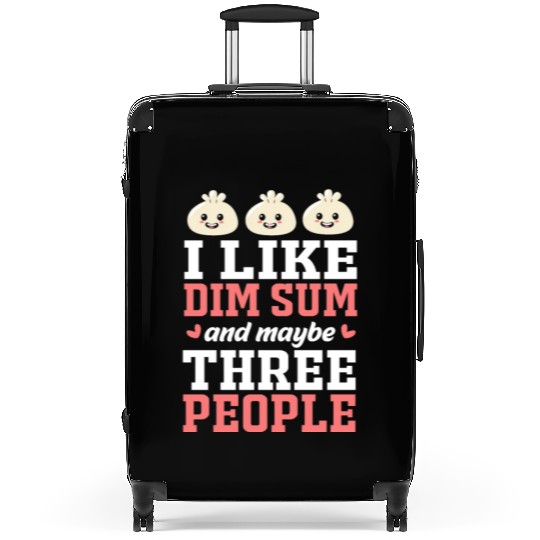Funny Dim Sum Lover Dumpling Chinese Food Suitcases