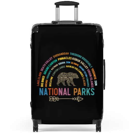 US National Parks, National Park, Denali, Redwood Suitcases