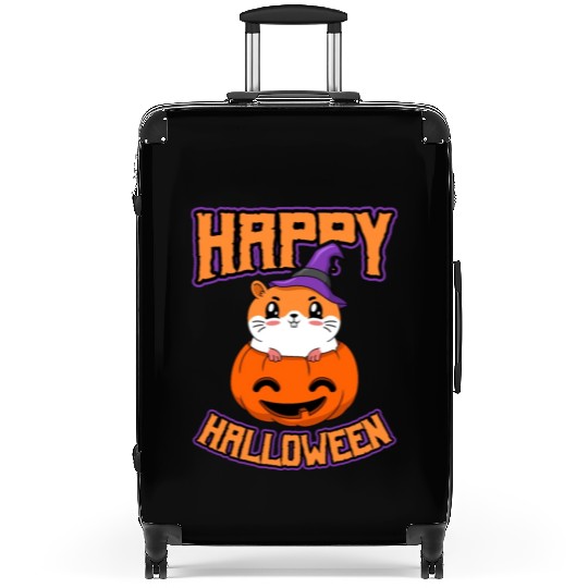 Guinea Pig Halloween Pumpkin Trick Or Treat Suitcases