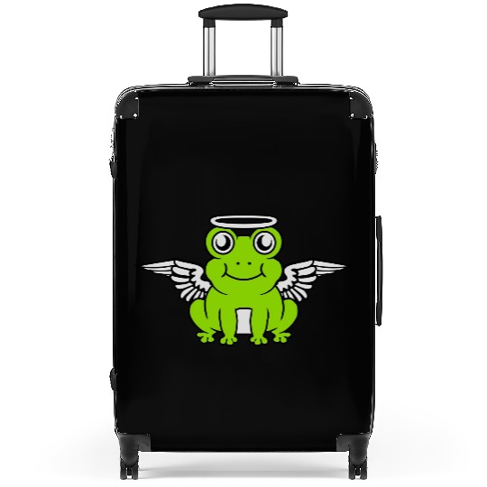 halo wings frog angel Suitcases
