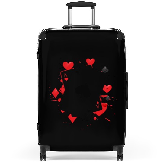 Ace of Spades Playing Card Suitcases