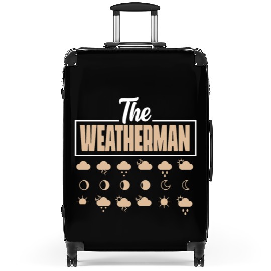 The Weatherman Meteorologist Meteorology Storm Suitcases