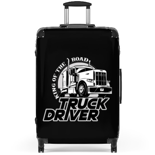 Truck driver, King of the road Suitcases