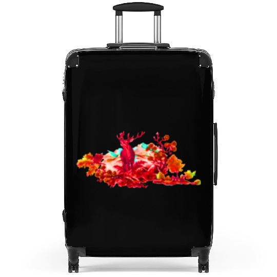 Deer Swamp Illustrate Suitcases