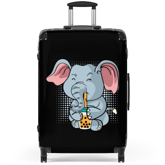 Elephant Bubble Tea Zookeeper Gift Suitcases
