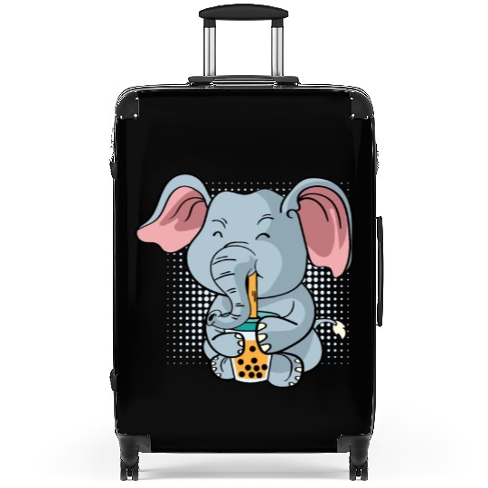 Elephant Bubble Tea Zookeeper Gift Suitcases