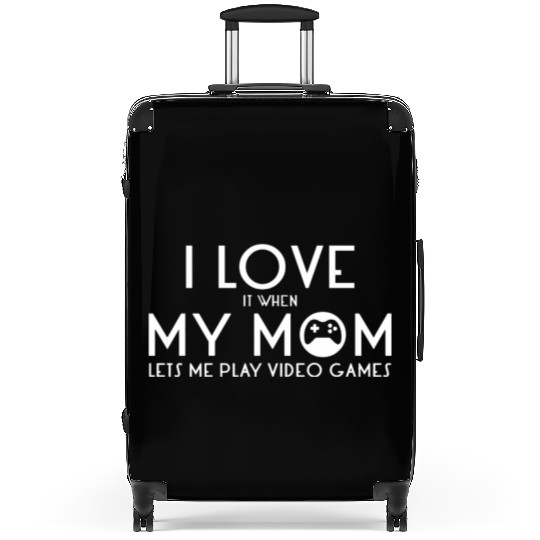 N Boy Video Games I Love My Mom Suitcases