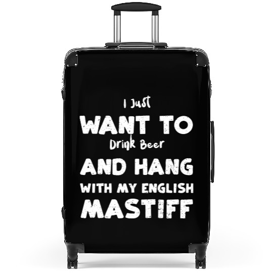 I Just Want To Drink Beer And Ha... Suitcases