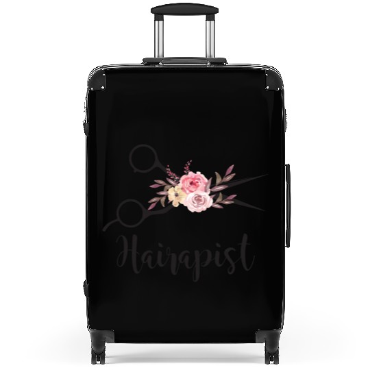 Hairapist Funny Flower Scissor Hairstylist Girls Suitcases