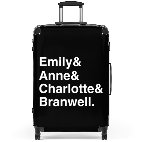 Funny Emily Bronte Charlotte Bronte Bronte Sibling Suitcases