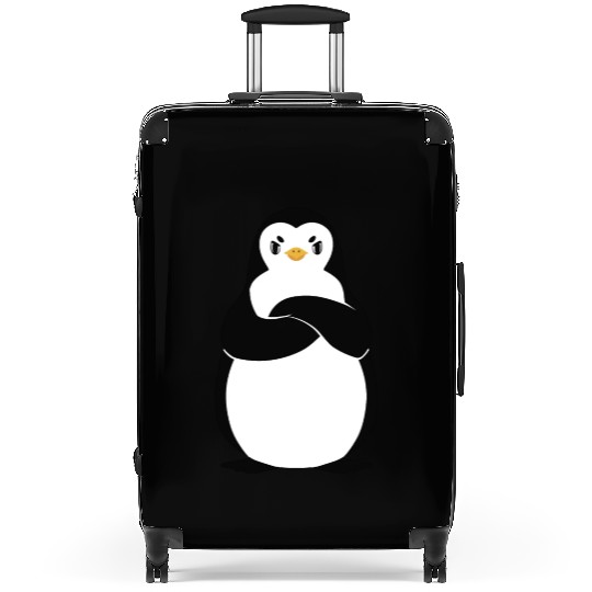 Angry Penguin Suitcases
