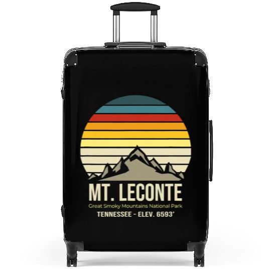 Mt LeConte Great Smoky Mountains Vintage Tennessee Suitcases