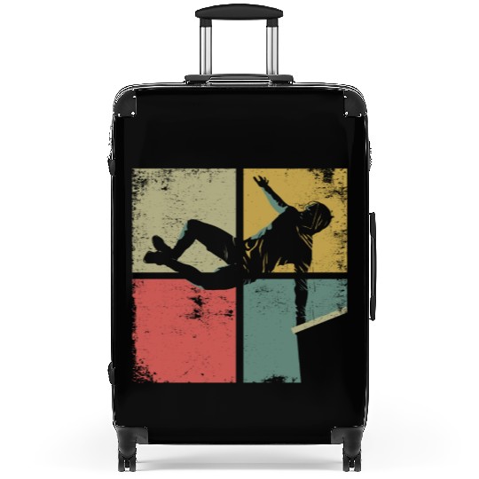Parkour Free Running Traceur Retro Suitcases