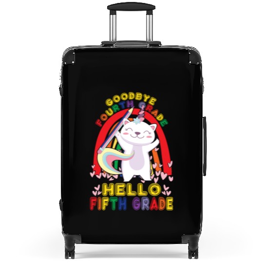 Goodbye 4th Grade Hello Fifth Grade Student Suitcases