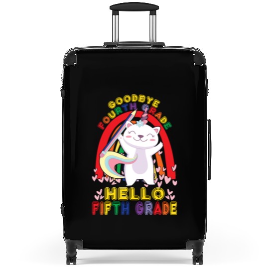 Goodbye 4th Grade Hello Fifth Grade Student Suitcases