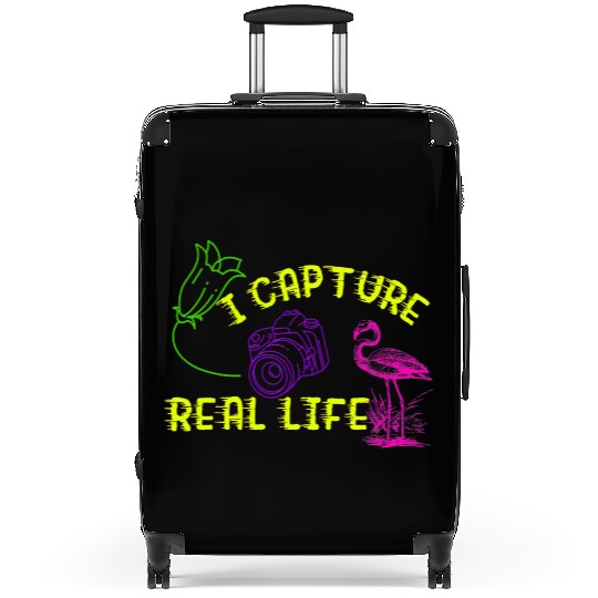 I Capture Real Life Suitcases Nature Photography Tshir