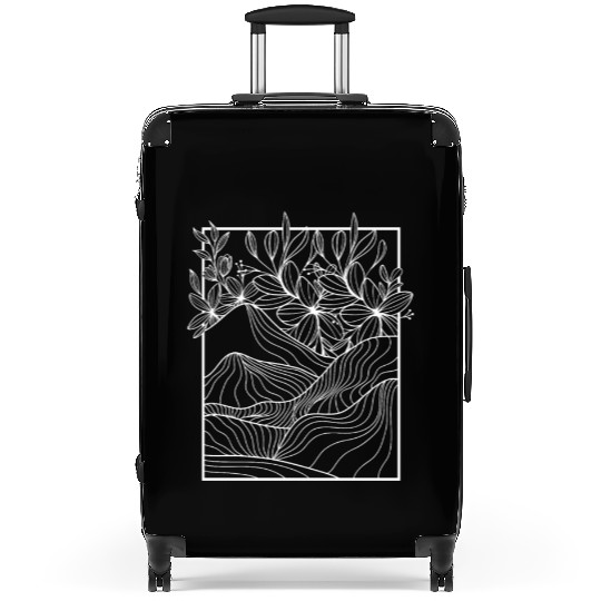 Nature Lover Mountains Forest Hiking Hiker Suitcases