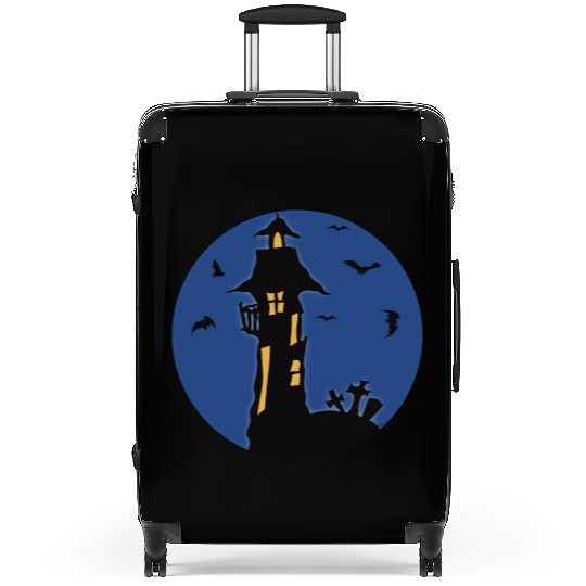Halloween Haunted House Suitcases