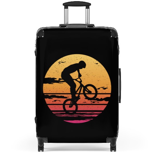 BMX Bike Tricks Bicycle Riders Graphic Cycling BMX Suitcases