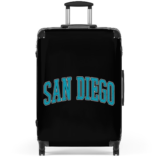 San Diego Lettering Suitcases