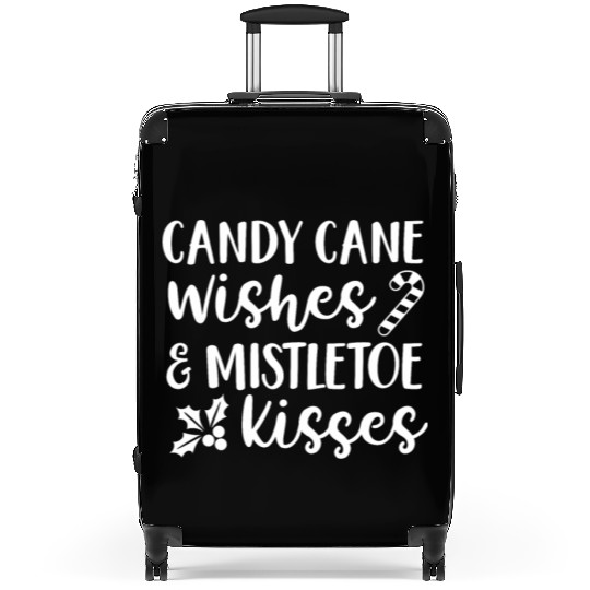Candy Cane Wishes And Mistletoe Kisses Suitcases