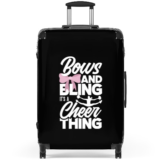 Bows And Bling It's A Cheer Thing Cheerleading Suitcases